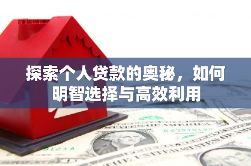 东山探索个人贷款的奥秘，如何明智选择与高效利用