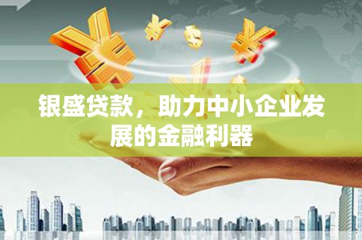 东山银盛贷款，助力中小企业发展的金融利器