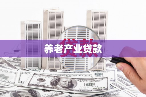 东山养老产业贷款