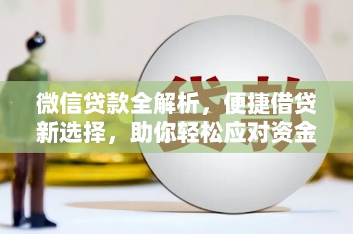 东山微信贷款全解析，便捷借贷新选择，助你轻松应对资金需求